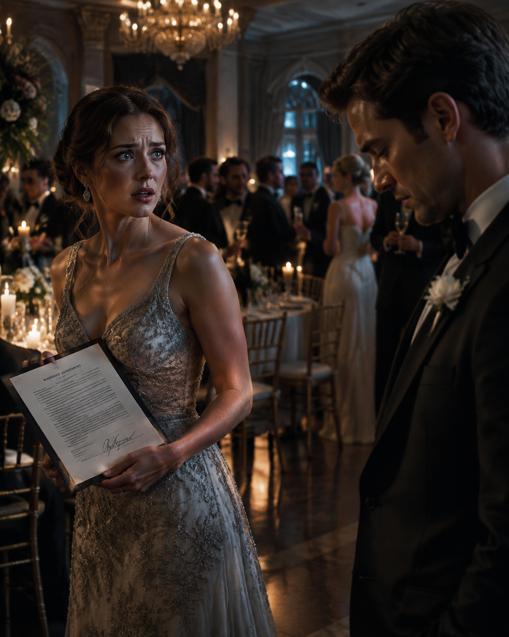 “Your father can’t give you my house,” I said—and the entire wedding table went silent.