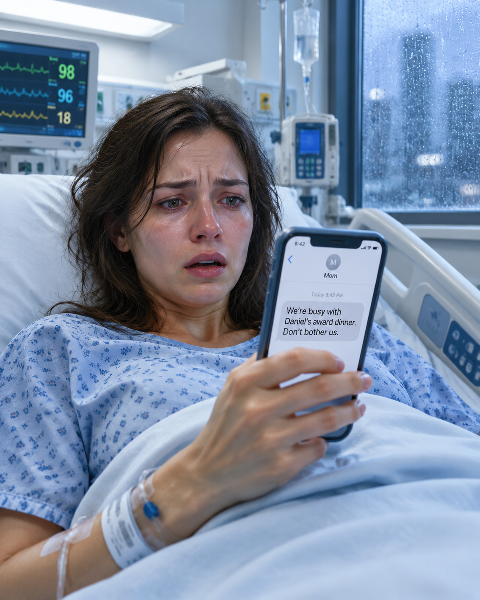 My Family Chose Daniel’s Award Dinner While I Lay Injured In The ER—Then I Opened My Banking App.  “WE’RE BUSY WITH DANIEL’S AWARD DINNER. DON’T BOTHER US.”