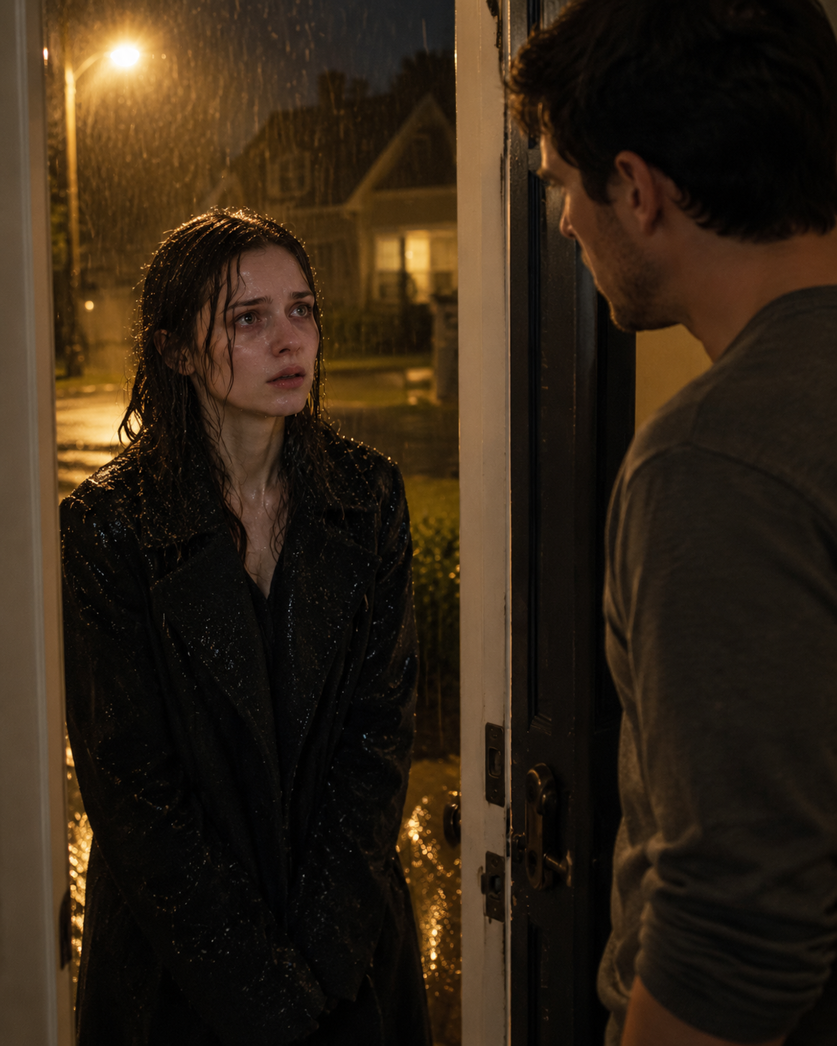 She Told This Single Dad to Pretend We’d Never Met… But at 9 P.M., She Knocked on My Door…