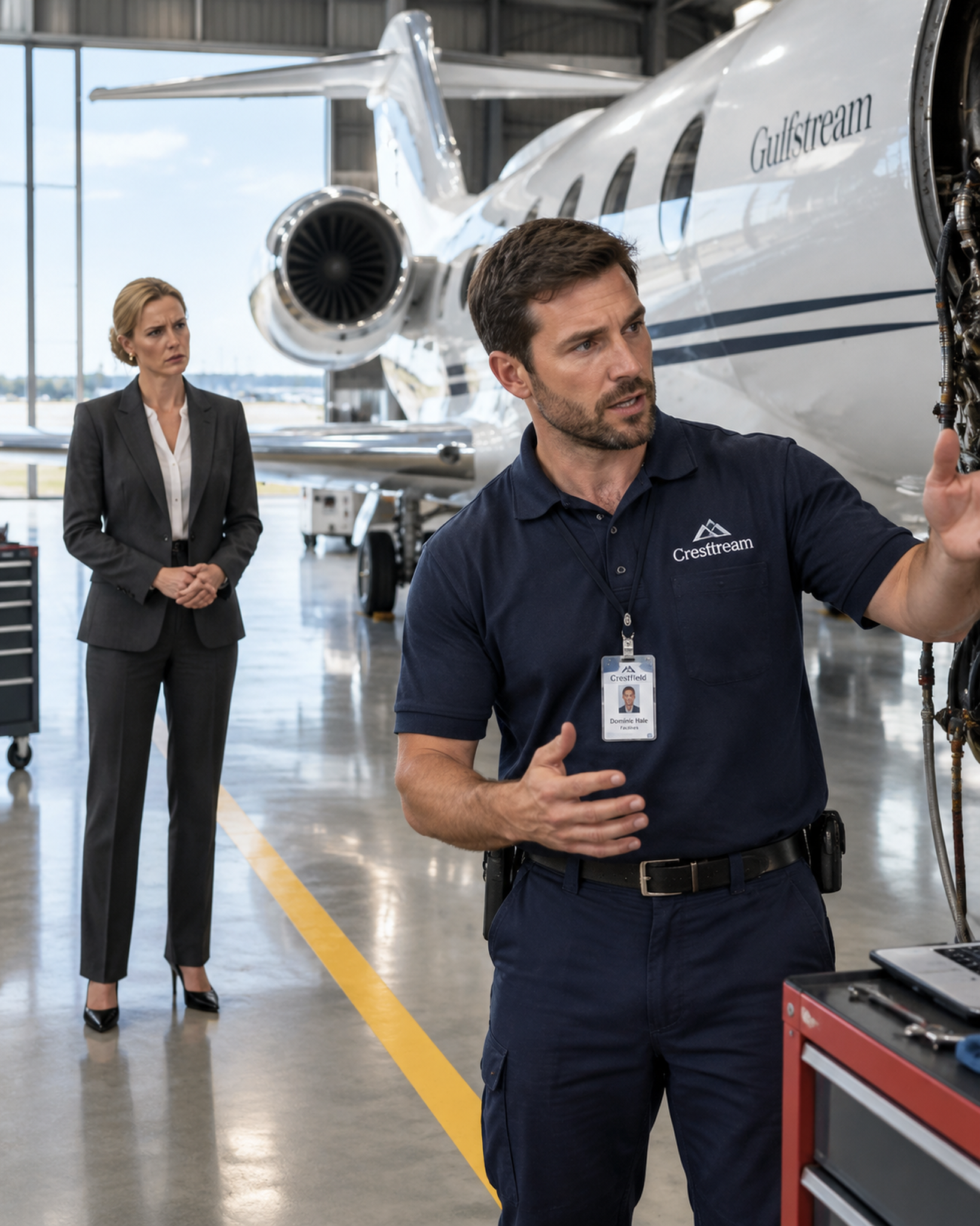 The CEO Was Told Her $12 Million Jet Would Miss a $400 Million Merger—Then the Janitor Said, “You’re Looking at the Wrong Part” – Life Story