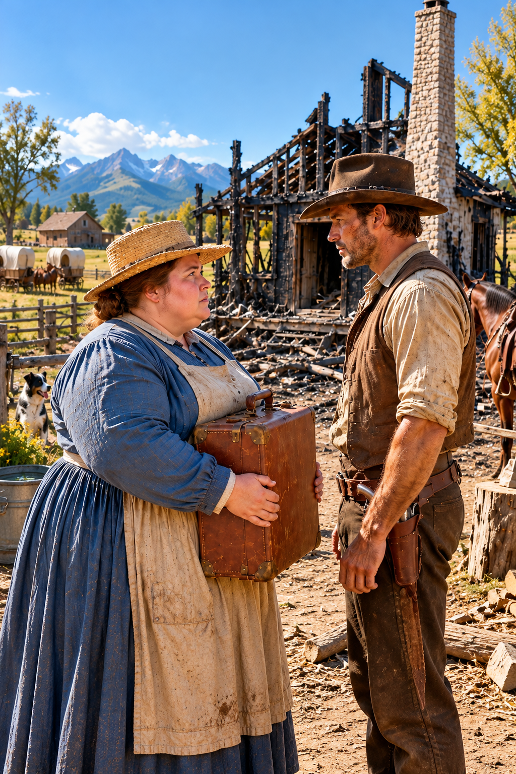 Mail-Order Bride Arrived at His Burned Ranch—Then He Discovered She Was an Heiress…