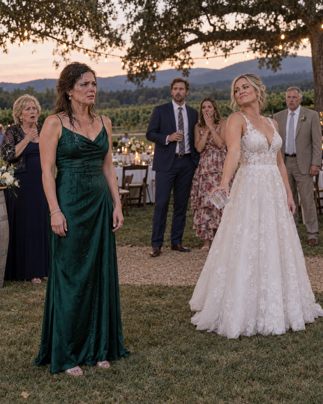 My cousin threw a drink in my face at her wedding. Three days later, police found something she never expected.