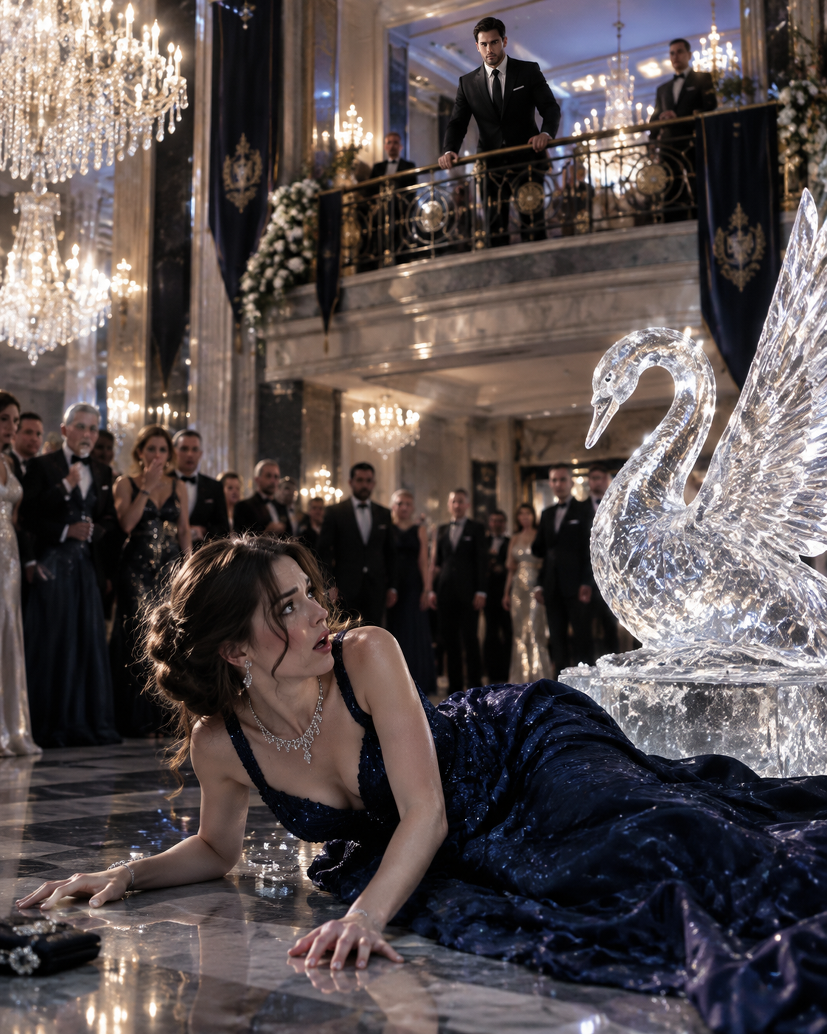 SHE COLLAPSED AT A BILLIONAIRES’ GALA WHILE HIDING AN EIGHT-WEEK PREGNANCY—THEN THE MOST DANGEROUS MAN IN THE ROOM CARRIED HER AWAY WHEN NORAH WOKE IN HIS PRIVATE OFFICE, ROMAN THORNE PLACED HER ULTRASOUND ON THE TABLE AND SAID ONE WORD: “OURS.” – Life Story