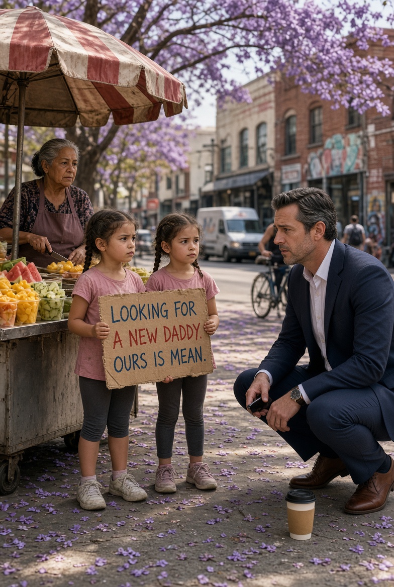 “Looking for a New Daddy… Ours Is Mean,” the Little Girls Said—Then the CEO Knelt Down and Did This – Life Story