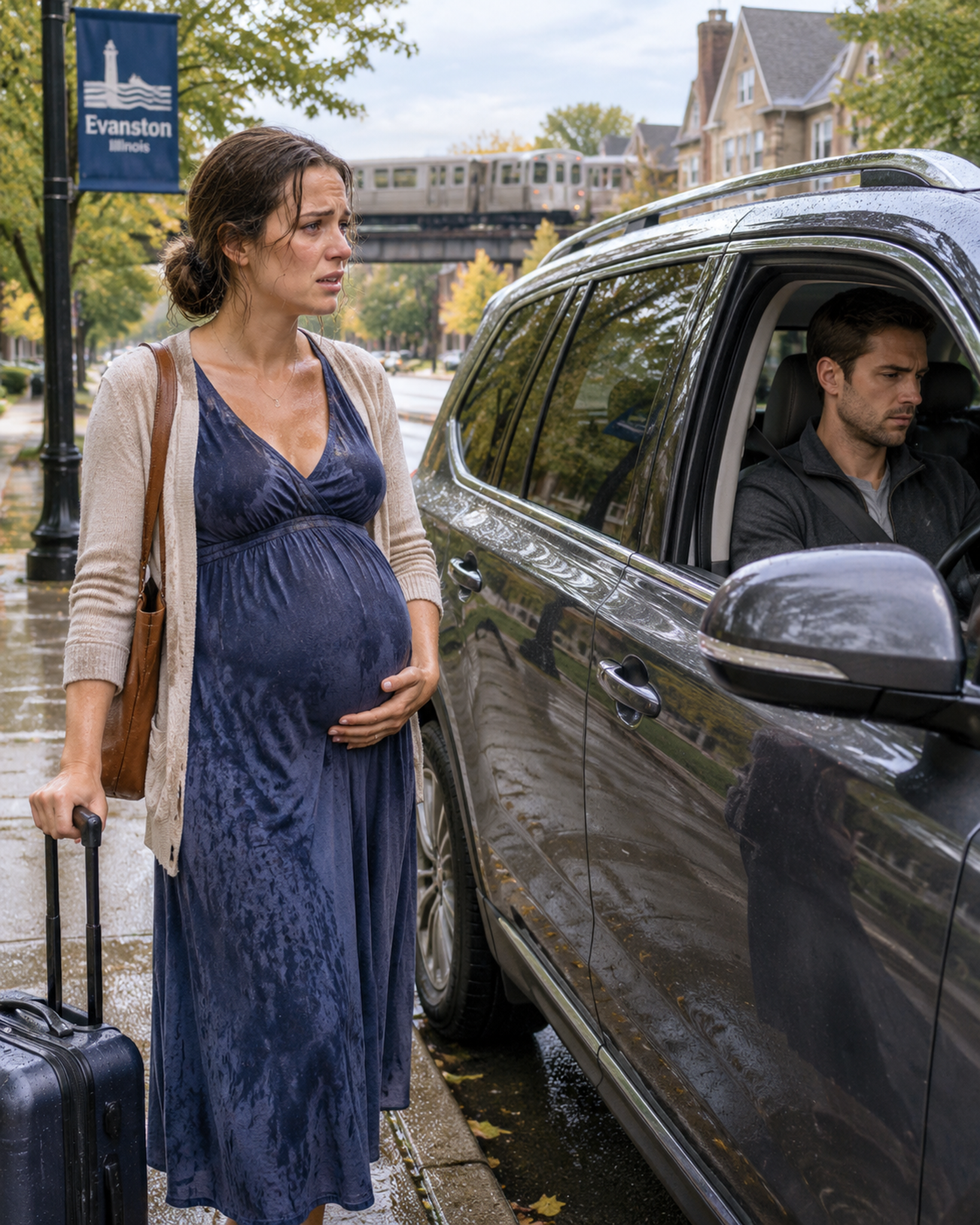 MY HUSBAND LEFT ME IN LABOR ON THE CURB TO PROTECT HIS LEATHER SEATS—THEN A THIRTEEN-SECOND VIDEO EXPOSED WHAT HE THOUGHT NO ONE HAD SEEN – Life Story