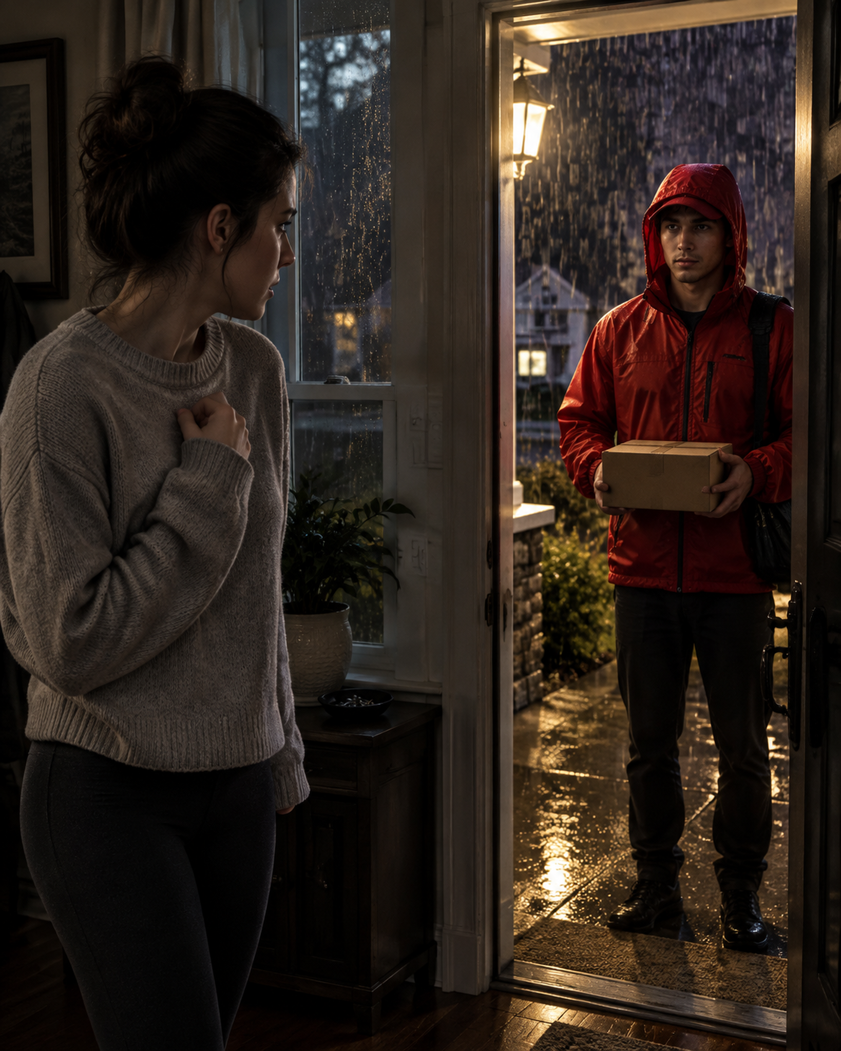 MY HUSBAND HID ANOTHER WOMAN AS “PRIME COURIER” IN HIS PHONE—SO I INVITED HER OVER, BUT THE MAN AT MY DOOR EXPOSED A MUCH BIGGER BETRAYAL – Life Story