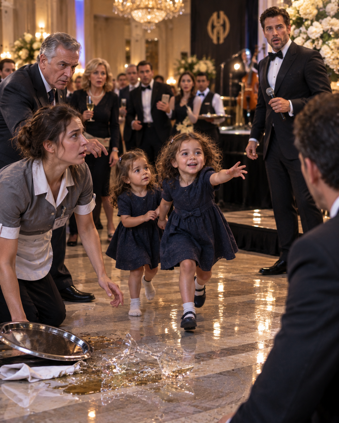 Twins Call a Billionaire “Daddy” at a Gala—Their Mom, a Hotel Worker, Is Left Speechless… – Life Story