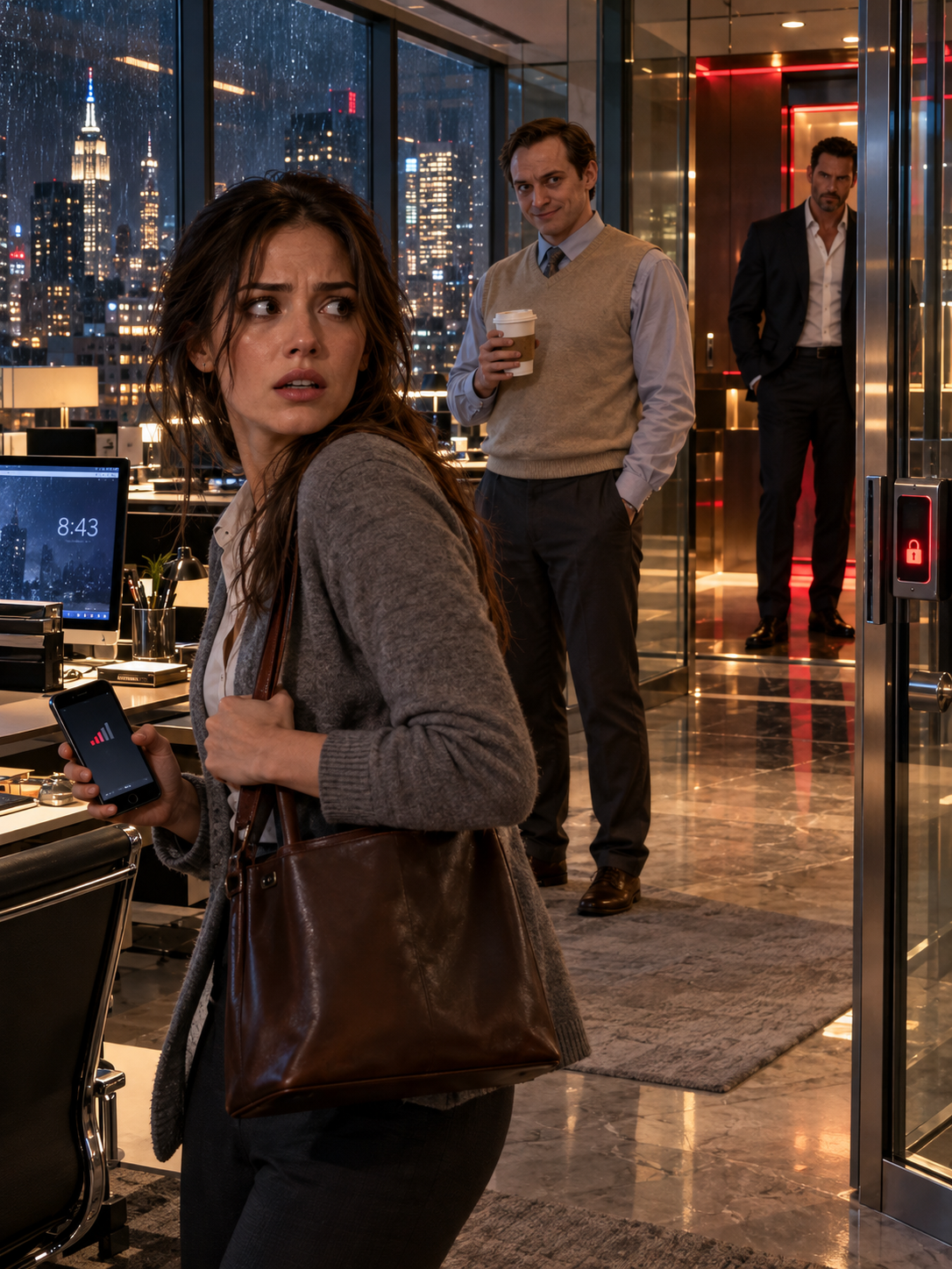SHE THOUGHT THE MAN FROM ACCOUNTING HAD TRAPPED HER ON AN EMPTY OFFICE FLOOR—THEN THE CEO LOCKED DOWN THE TOWER AND REVEALED WHO HAD BEEN WATCHING WHOM – Life Story
