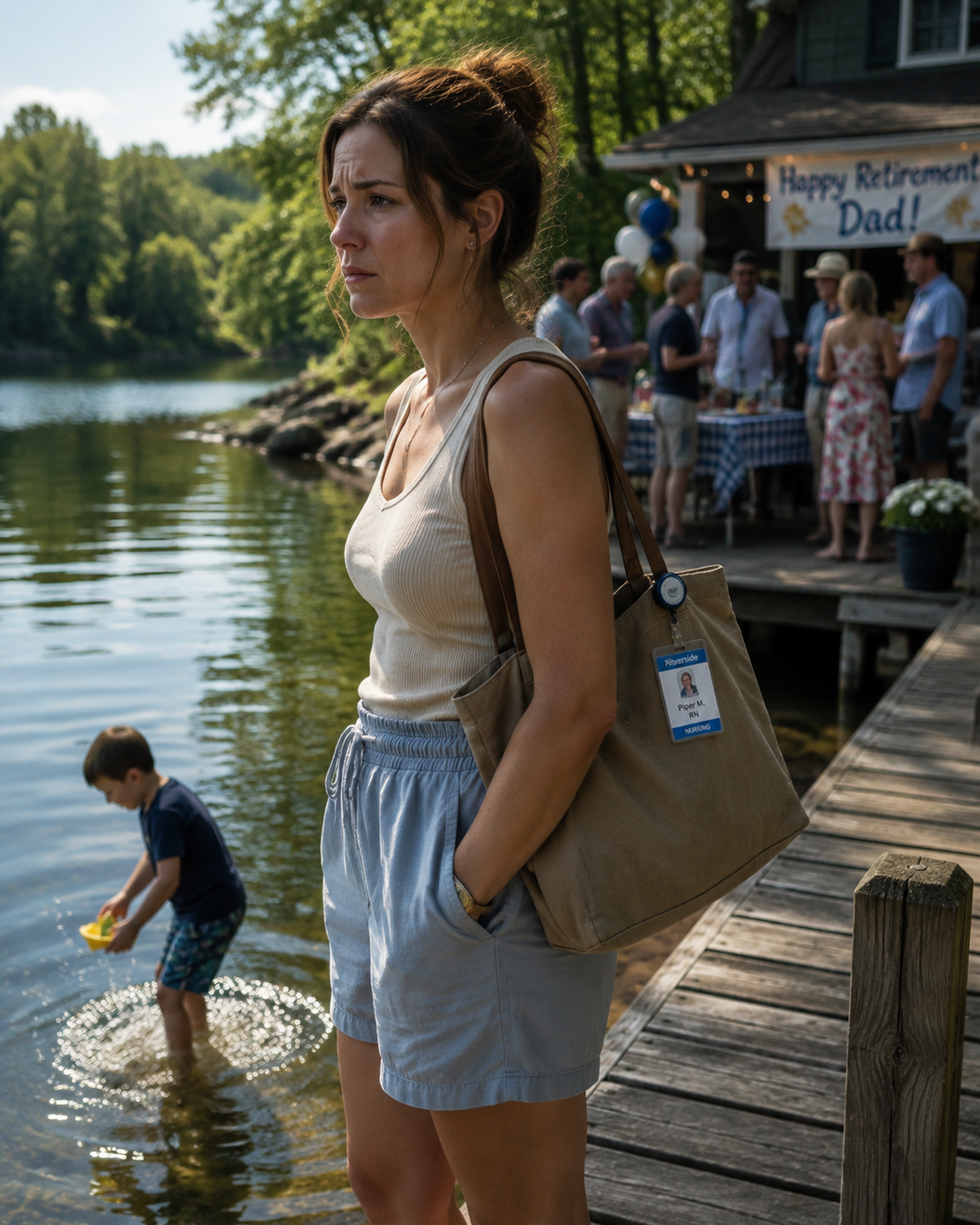 My mother called me the babysitter—until a lake emergency put us in my hospital’s waiting room.