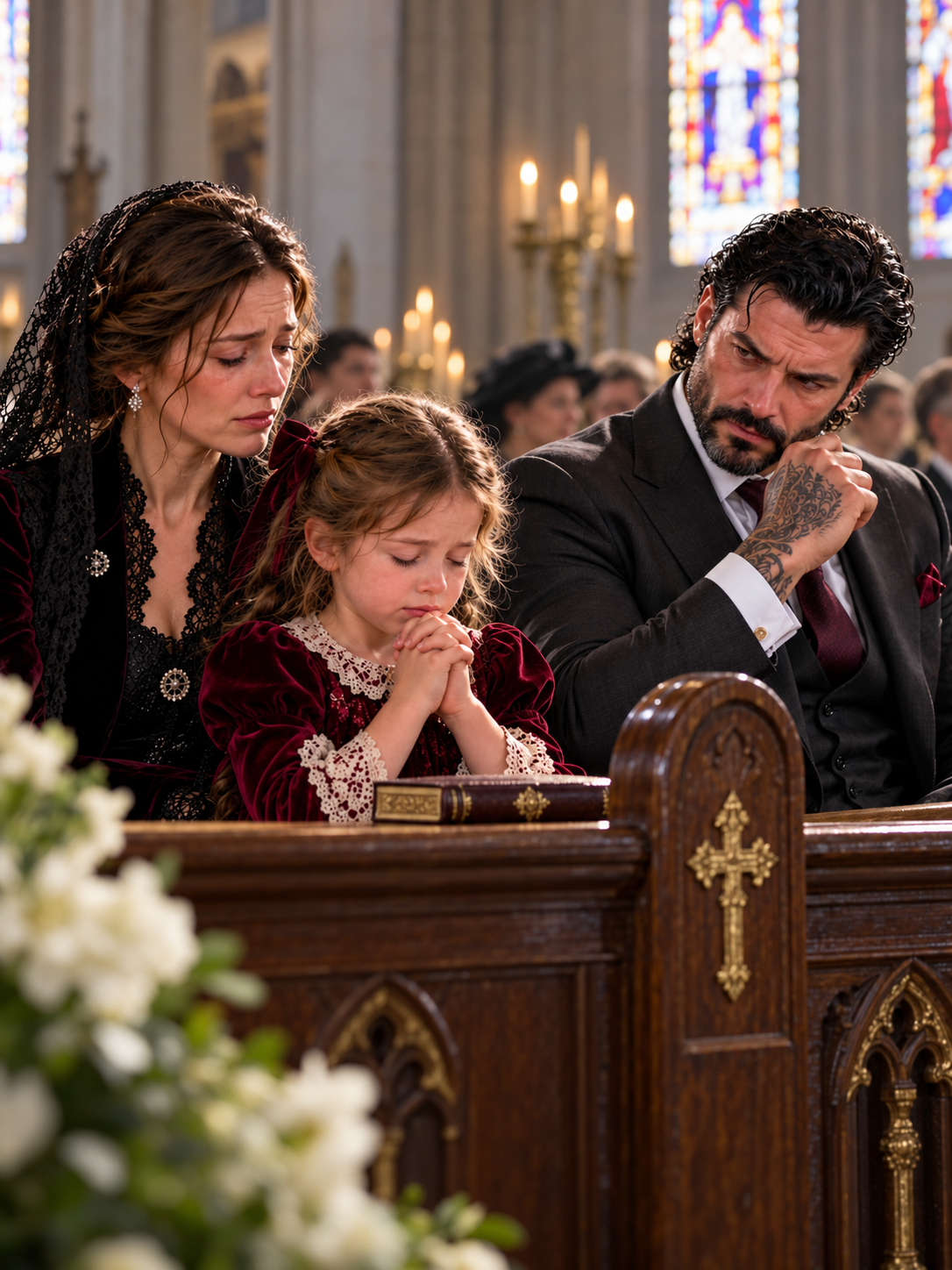 Her Little Girl Prayed for a Father… The Mafia Boss in the Next Pew Heard Her and Froze that morning…