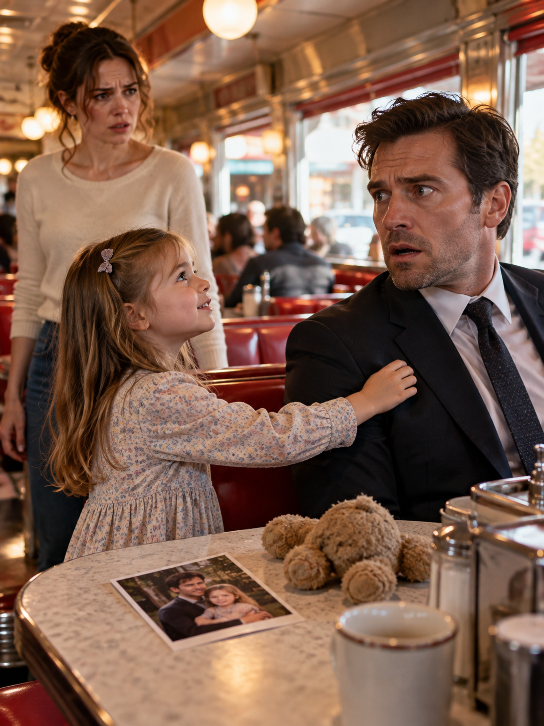 My Five-Year-Old Walked Up to the Stranger in My Diner and Said, “I Think You’re My Daddy”—Then He Looked at Me and Went Pale – Life Story