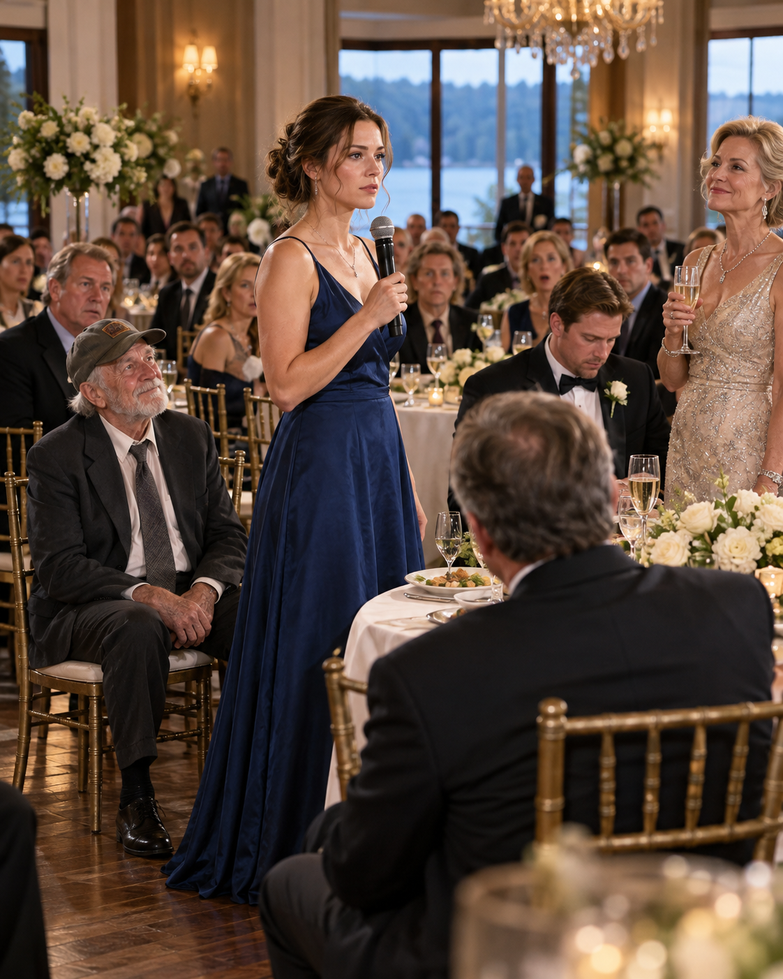 My future mother-in-law mocked my job at our rehearsal dinner—then Grandpa winked from table six.