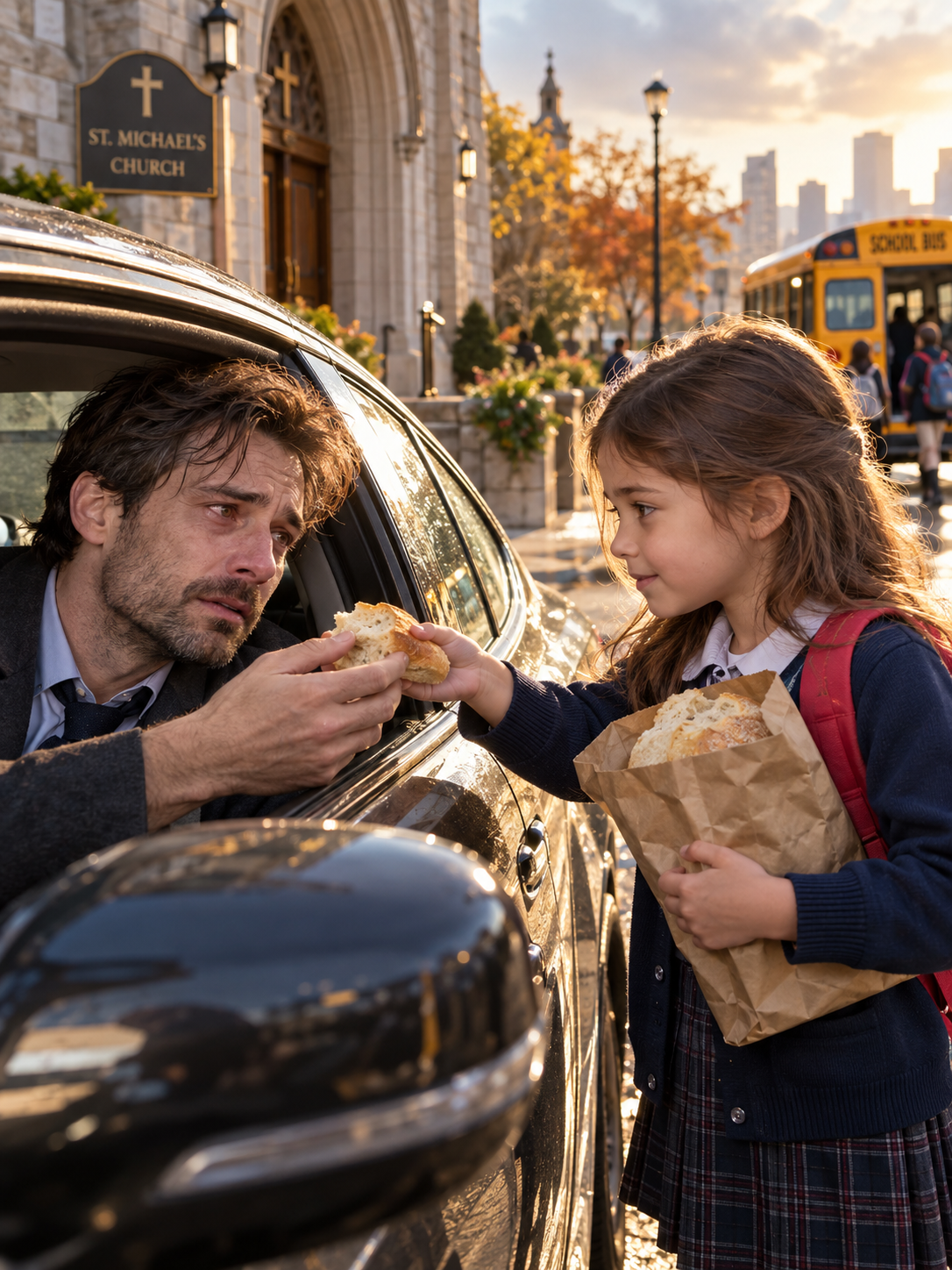 THE BANKRUPT CEO WAS SLEEPING IN HIS CAR WHEN A LITTLE GIRL SHARED HER BREAD—THEN HER MOTHER RECOGNIZED THE SECRET THAT HAD DESTROYED HIS NAME – Life Story