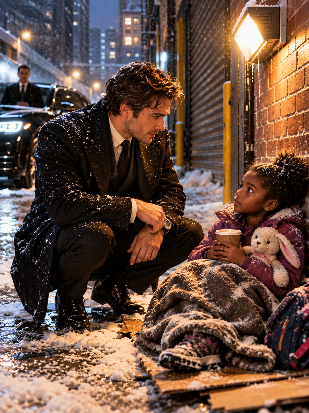 A BILLIONAIRE FOUND A LITTLE GIRL SLEEPING BENEATH A FLICKERING ALLEY LIGHT—THEN THE RULE HER MOTHER TAUGHT HER FORCED HIM TO QUESTION EVERYTHING HE CALLED HELP – Life Story