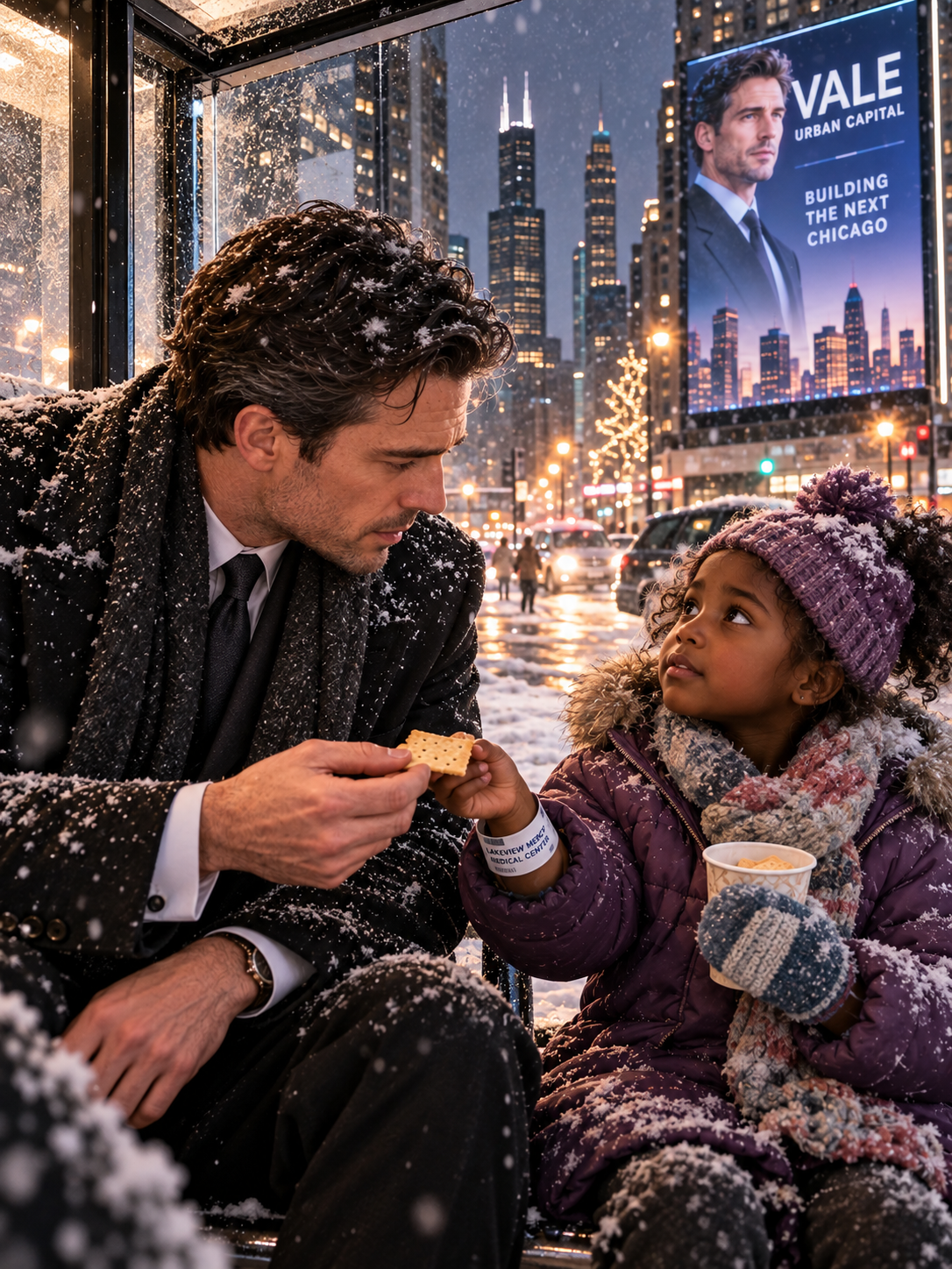 IN A CHICAGO BLIZZARD, A BILLIONAIRE FOLLOWED A FIVE-YEAR-OLD GIRL TO SAFETY—THEN HER HOSPITAL WRISTBAND EXPOSED THE QUIET SYSTEM HIS OWN COMPANY HAD HELPED BUILD – Life Story