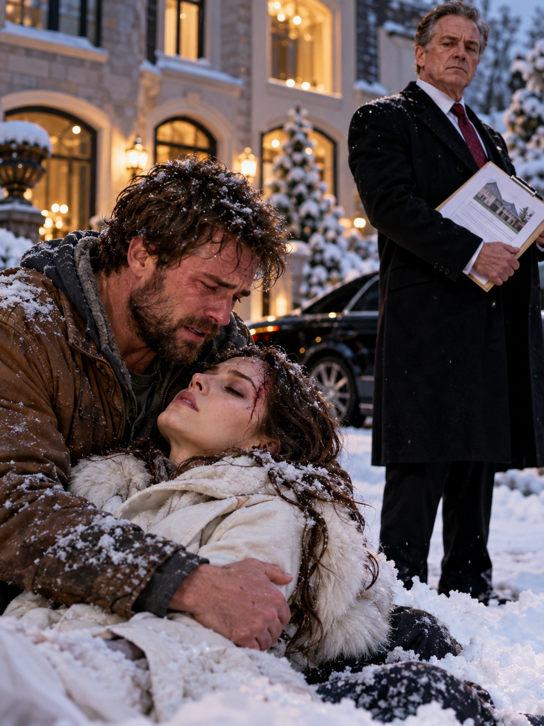 A Broke Father Pulled a Dying Woman From the Snow—Then He Learned Her Company Had Already Signed the Order to Take His Home – Life Story