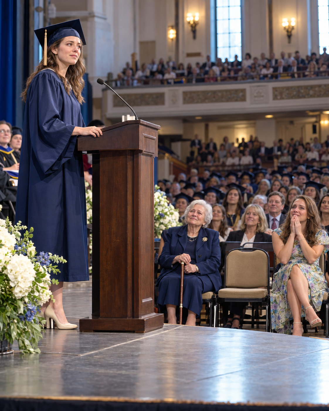 My parents skipped my medical school graduation—then one empty chair exposed what they never understood.