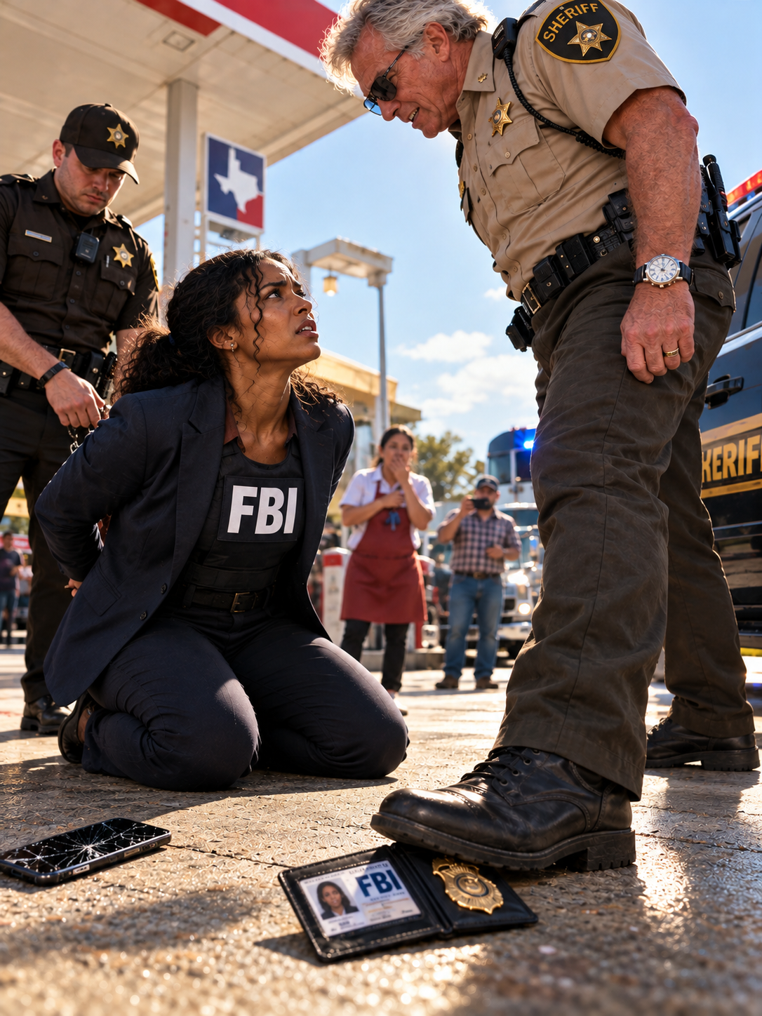THE SHERIFF LAUGHED AT MY FBI BADGE AND LEFT ME HANDCUFFED ON HOT TEXAS CONCRETE—THEN A SINGLE NAME REVEALED HOW FAR HIS CORRUPTION REACHED – Life Story
