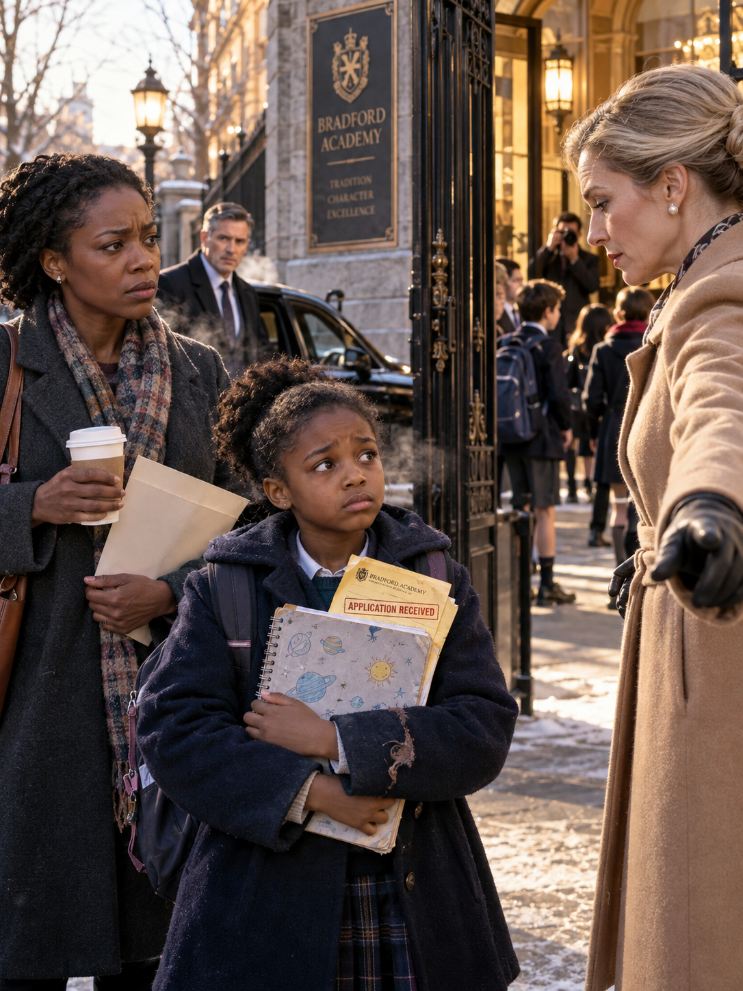 THE SCHOOL TOLD AN EIGHT-YEAR-OLD GIRL TO LEAVE ITS GATE BEFORE THE CAMERAS ARRIVED—BUT THE NOTEBOOK SHE CARRIED EXPOSED A PROMISE THE TRUSTEES HAD BURIED – Life Story