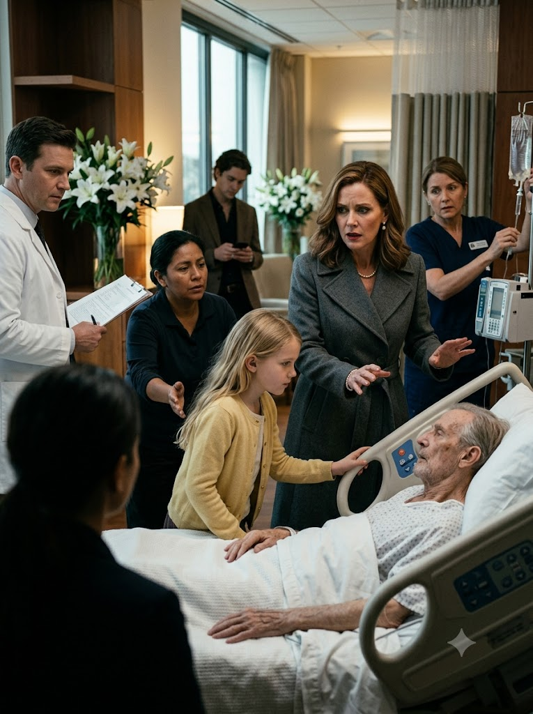 THE BILLIONAIRE’S WIFE ORDERED MY DAUGHTER OUT OF HIS HOSPITAL ROOM—BUT ONE WHISPER FROM A HOUSEKEEPER’S CHILD EXPOSED THE SECRET HIS FAMILY NEEDED BURIED – Life Story