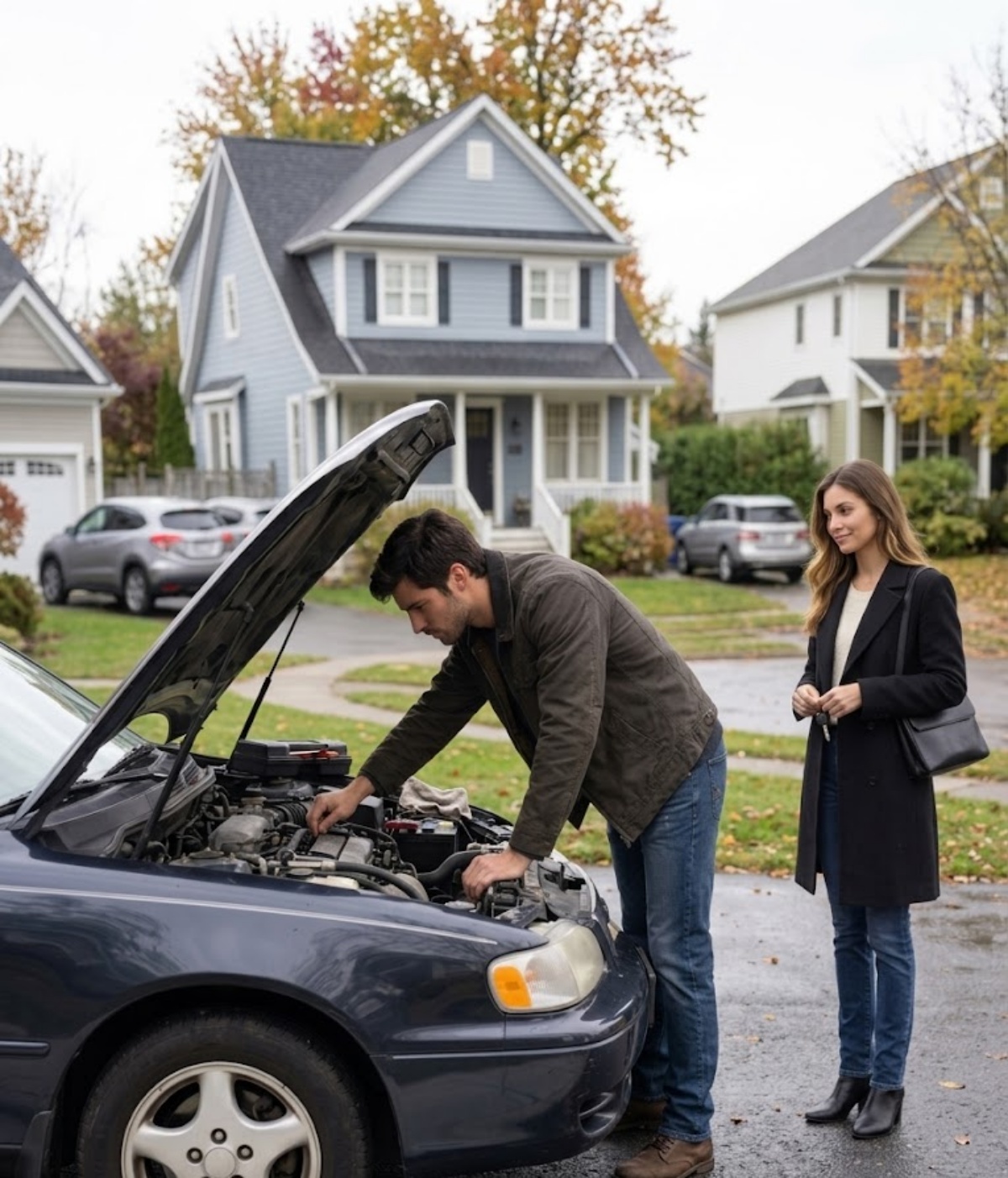 I Fixed My Neighbor’s Car on My Way to a Blind Date—Not Knowing She Was the Date I Dreaded..