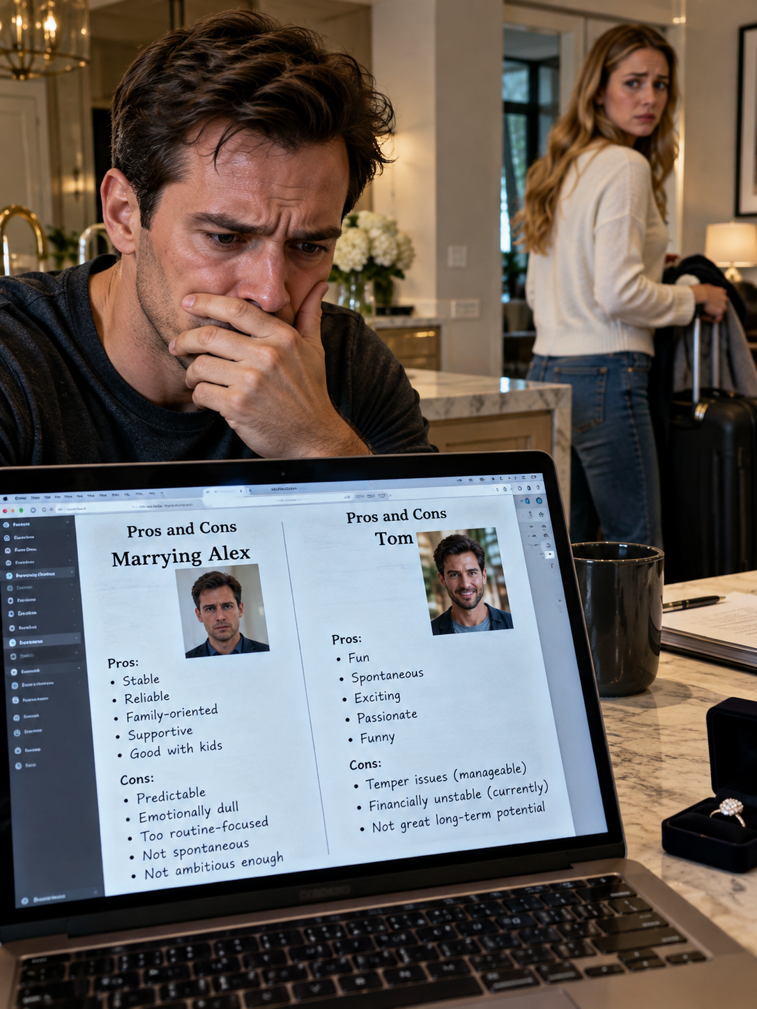 My Fiancée Wouldn’t Let Me Fix Her Broken Laptop—Then I Found a Pros-and-Cons List With Another Man’s Name Beside Mine – Life Story