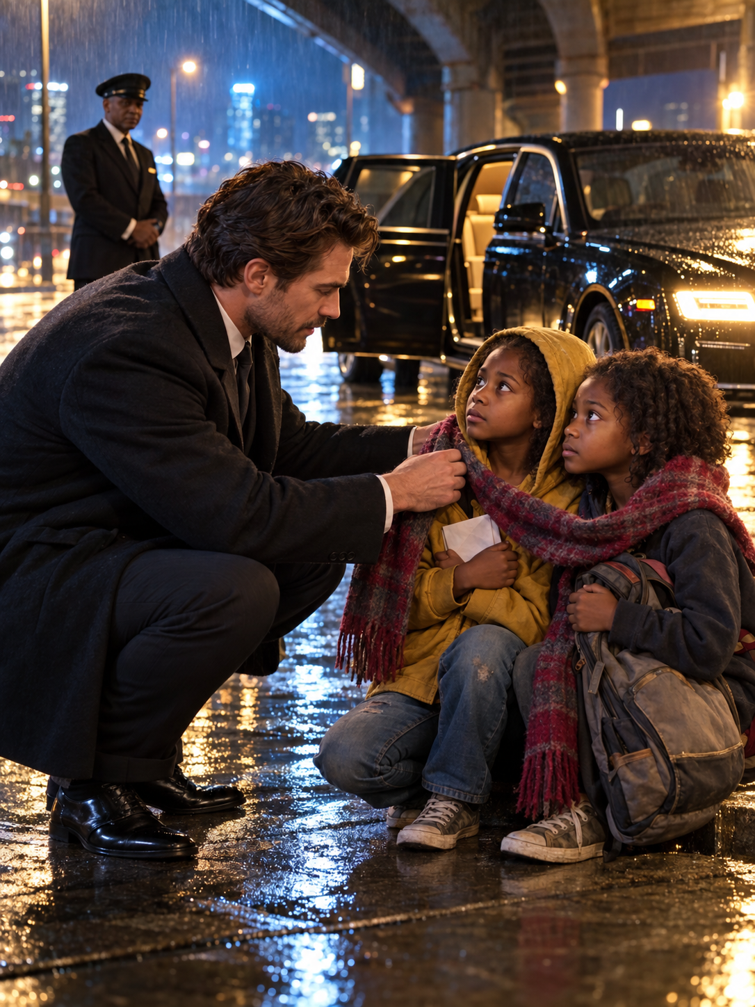 HE FOUND TWO LITTLE GIRLS HIDING UNDER A BRIDGE IN THE RAIN, BUT WHEN HE TRIED TO GIVE THEM A HOME, A STRANGER CLAIMED THEIR NAMES ON PAPER – Life Story