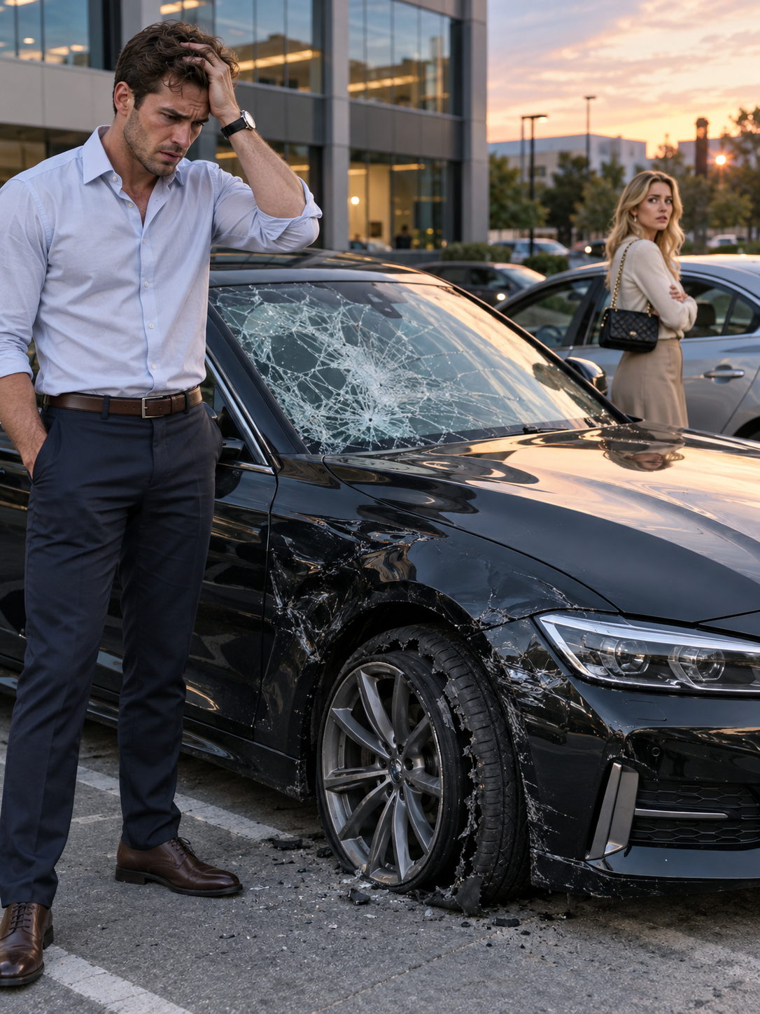 My Wife Said I Was Paranoid About Her “Coworker”—Then I Walked Out of Work to Find My Windshield Smashed and All Four Tires Cut – Life Story