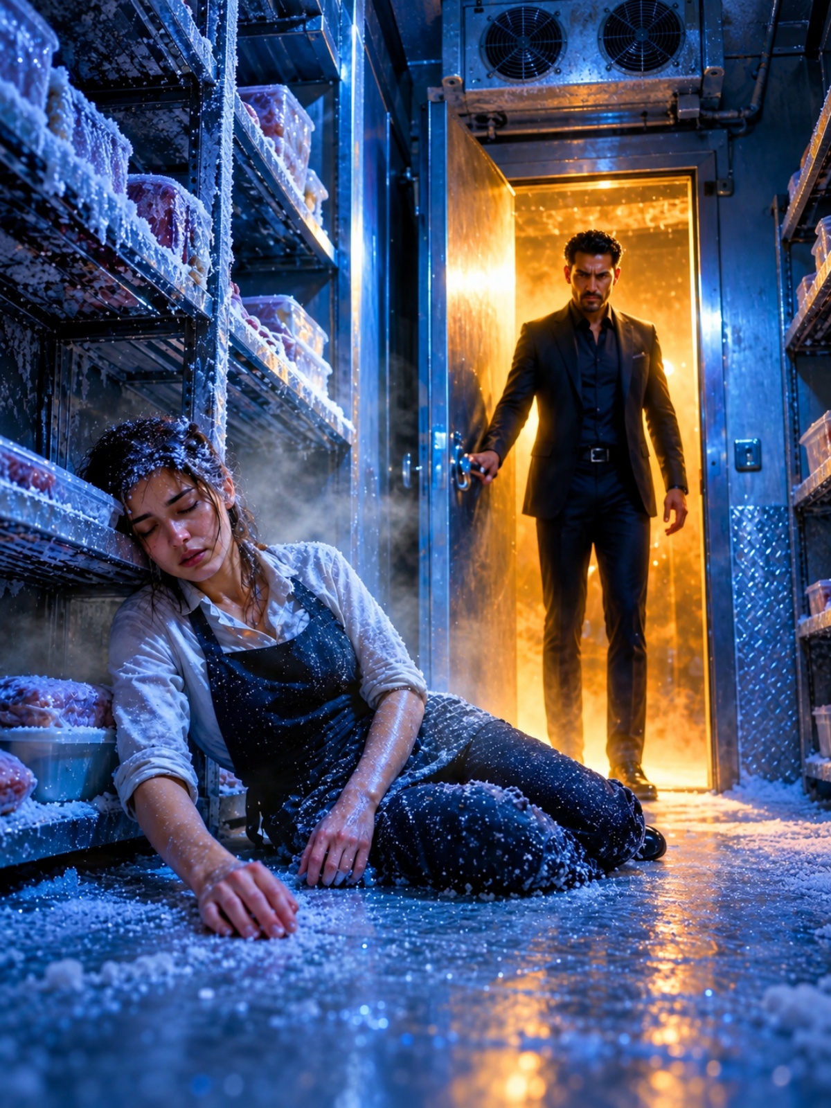 They Locked Her in the Freezer as Punishment… Until the Mafia Boss Opened the Door