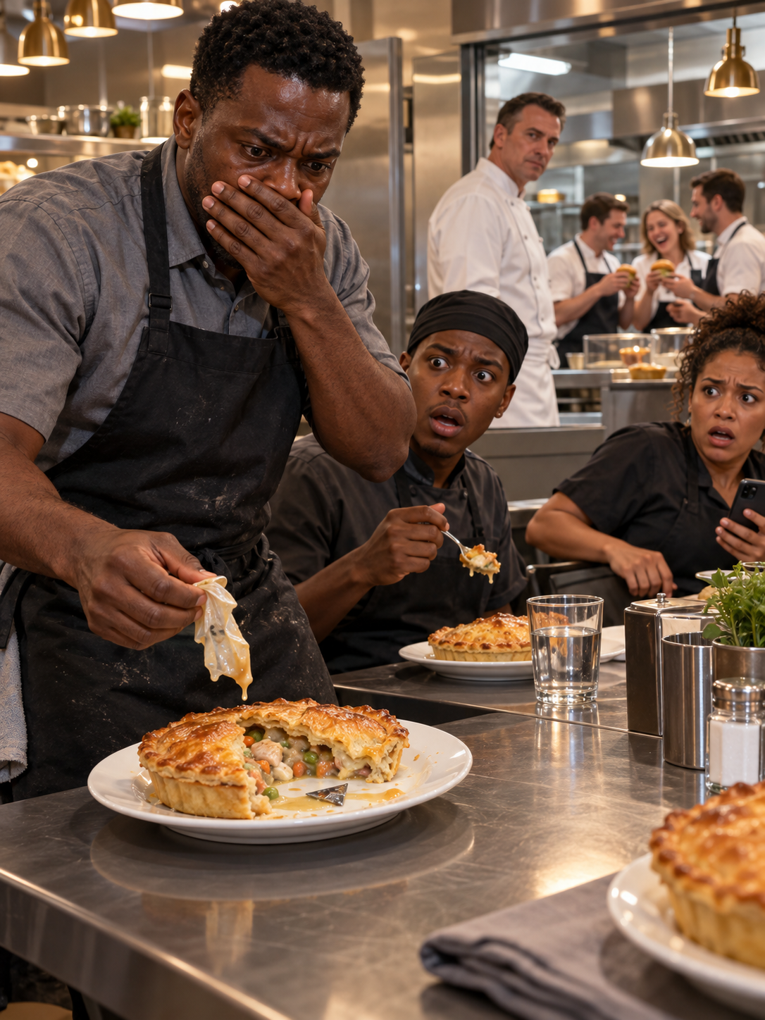 THE CHEF SERVED SIX BLACK EMPLOYEES POISONED POT PIES WHILE WHITE STAFF ATE SAFELY—BUT HE NEVER GUESSED THE QUIET DISHWASHER HAD COME TO EXPOSE HIS SECRET – Life Story
