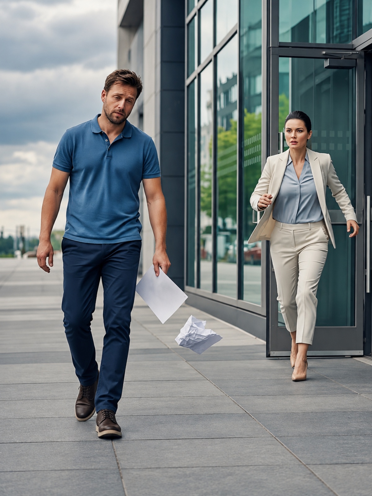 Single Dad Failed the Interview and Walked Away — The Interviewer Ran After the Single Dad