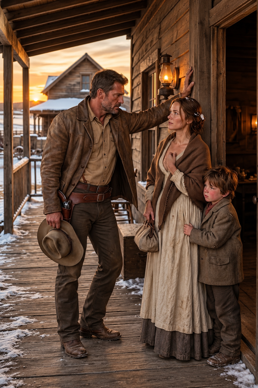 “Just One Night,” the Freezing Single Mom Begged—Then the Cattle Baron Bolted the Door…