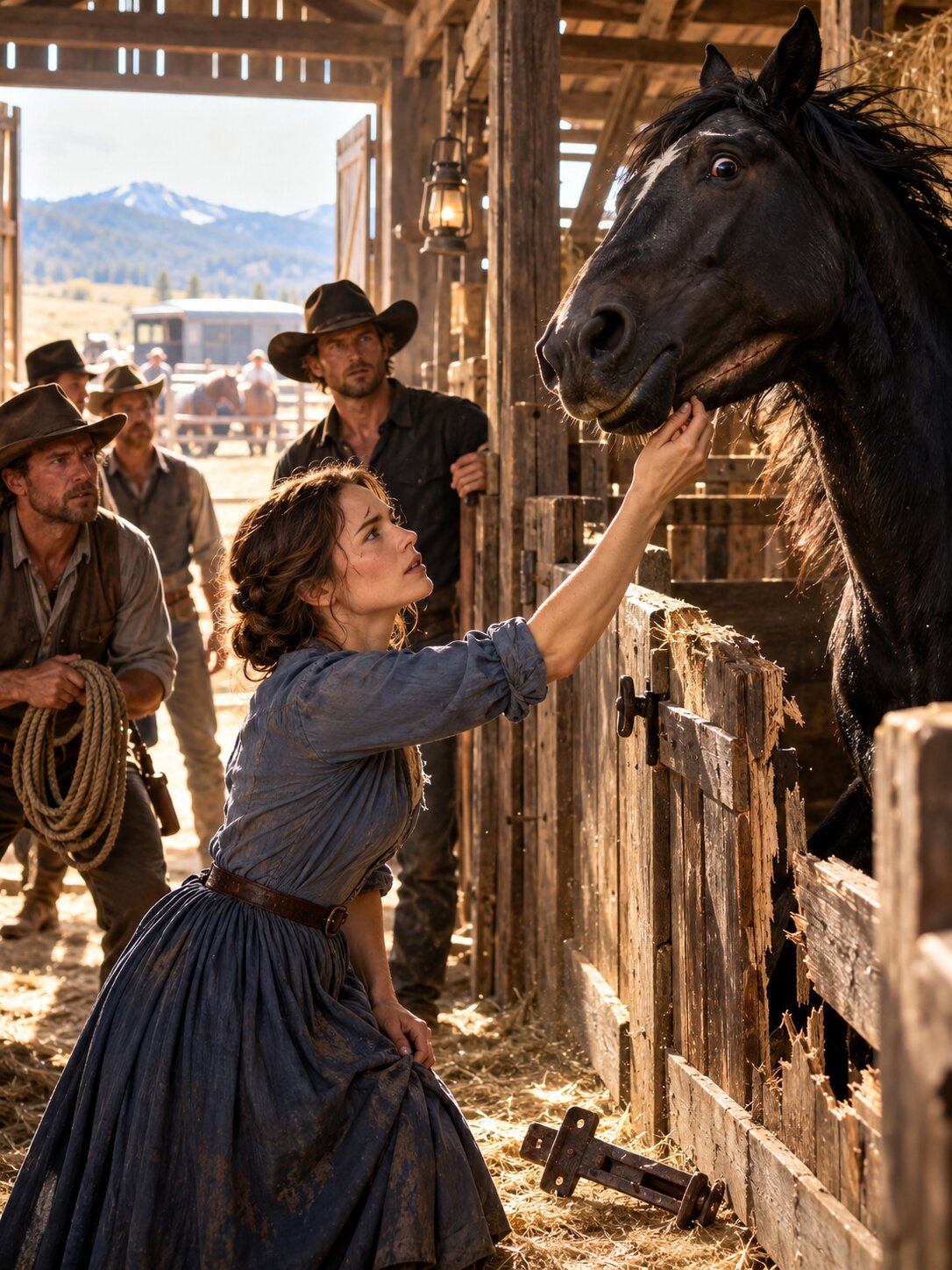 THE RANCHER MARRIED THE BRIDE NO ONE ELSE WANTED—THEN SHE WALKED INTO HIS BARN TO FACE THE WILD HORSE THAT HAD DEFEATED THREE SEASONED COWBOYS – Life Story