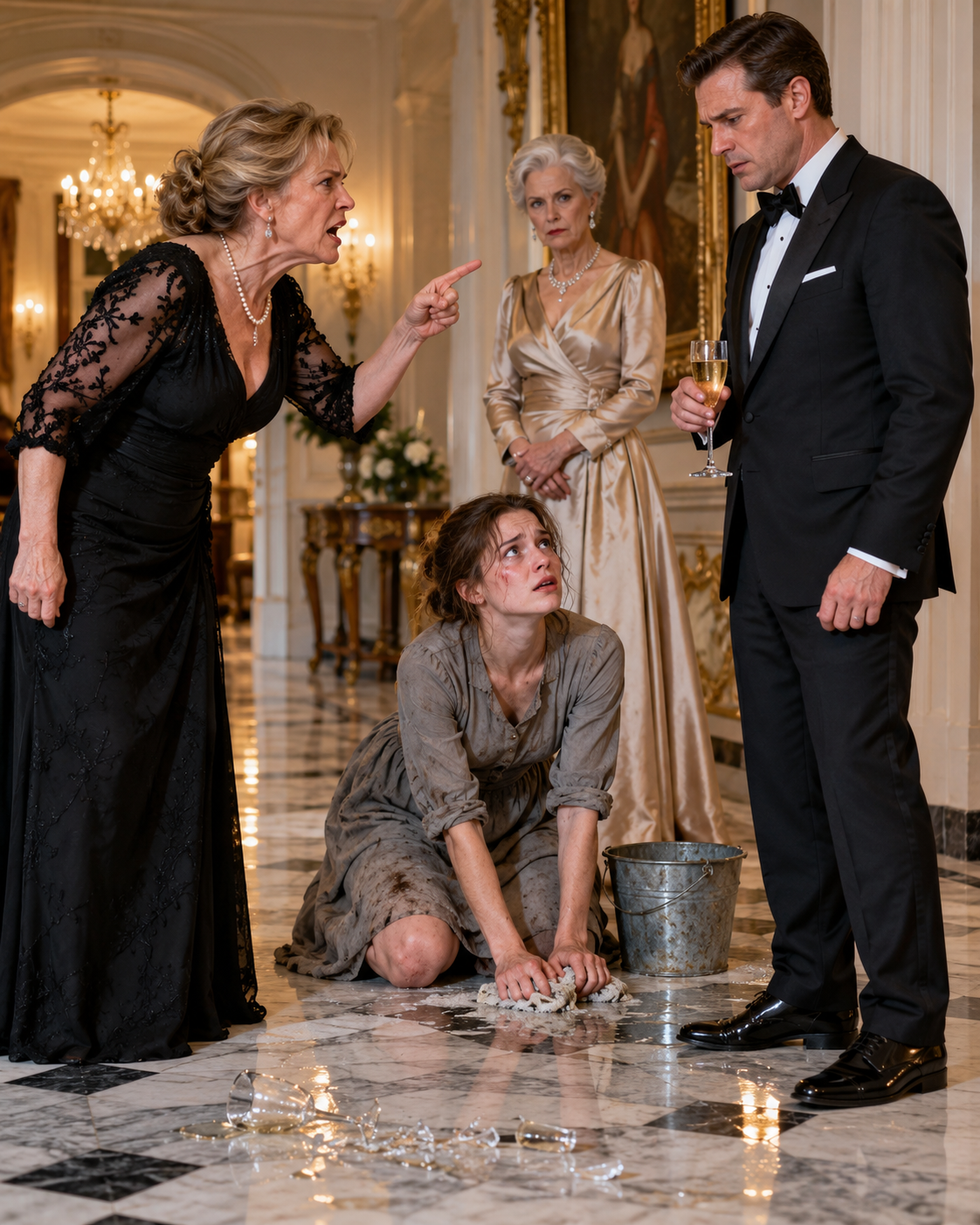 I traveled 4,000 miles to hug my daughter. Her husband made me watch her scrub his marble floors.