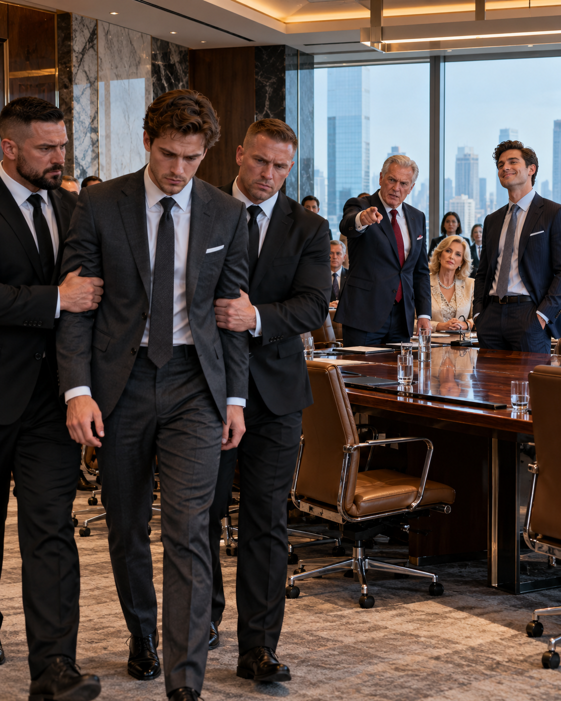 My father fired me in front of fifty people after I built his $100 million company. Then I smiled.